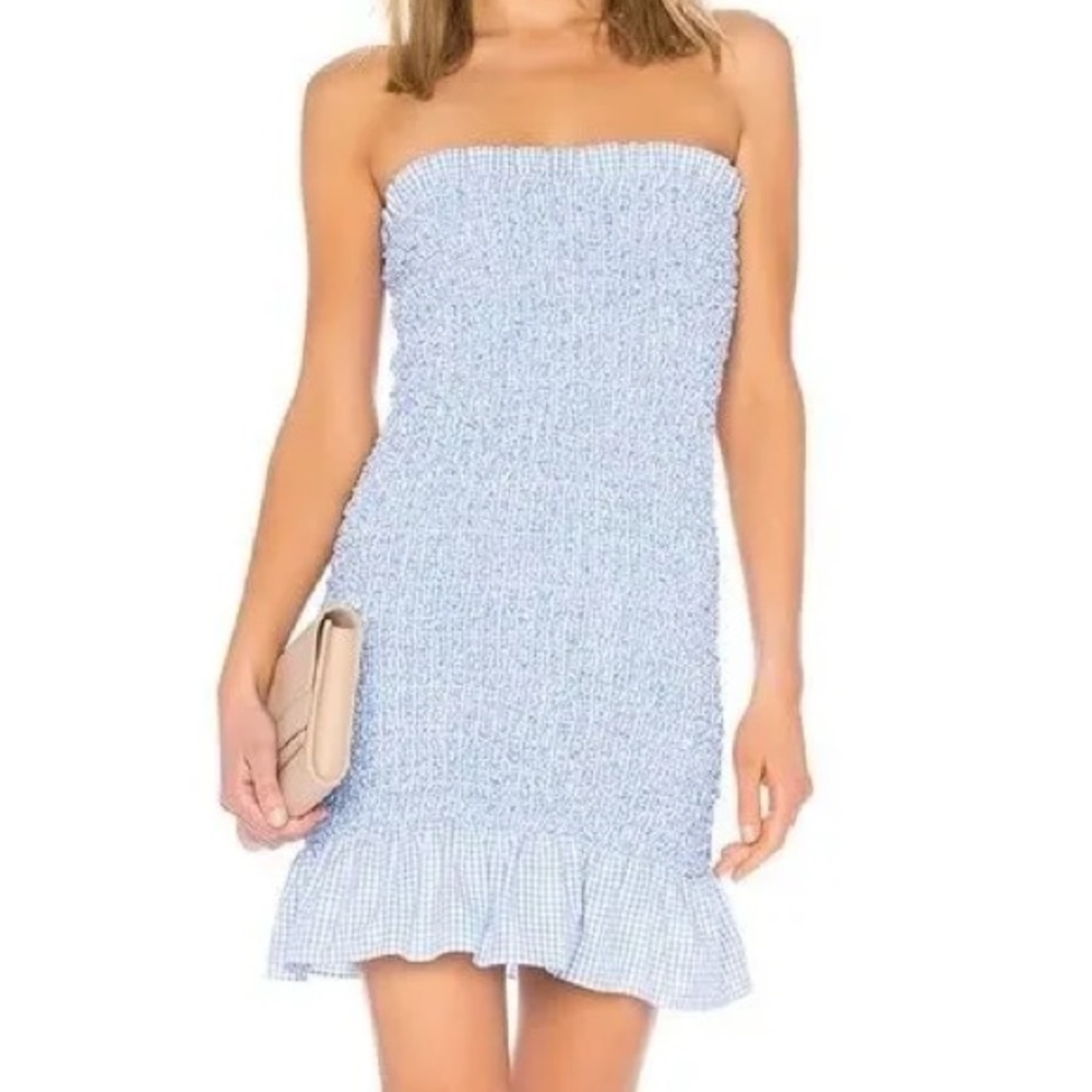 Peterson Revolve Gingham Mini Dress